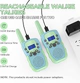 Bakoherp Rechargeable Walkie Talkies for Kids 8 Channels 3KM LCD Flashlight Toy view 7