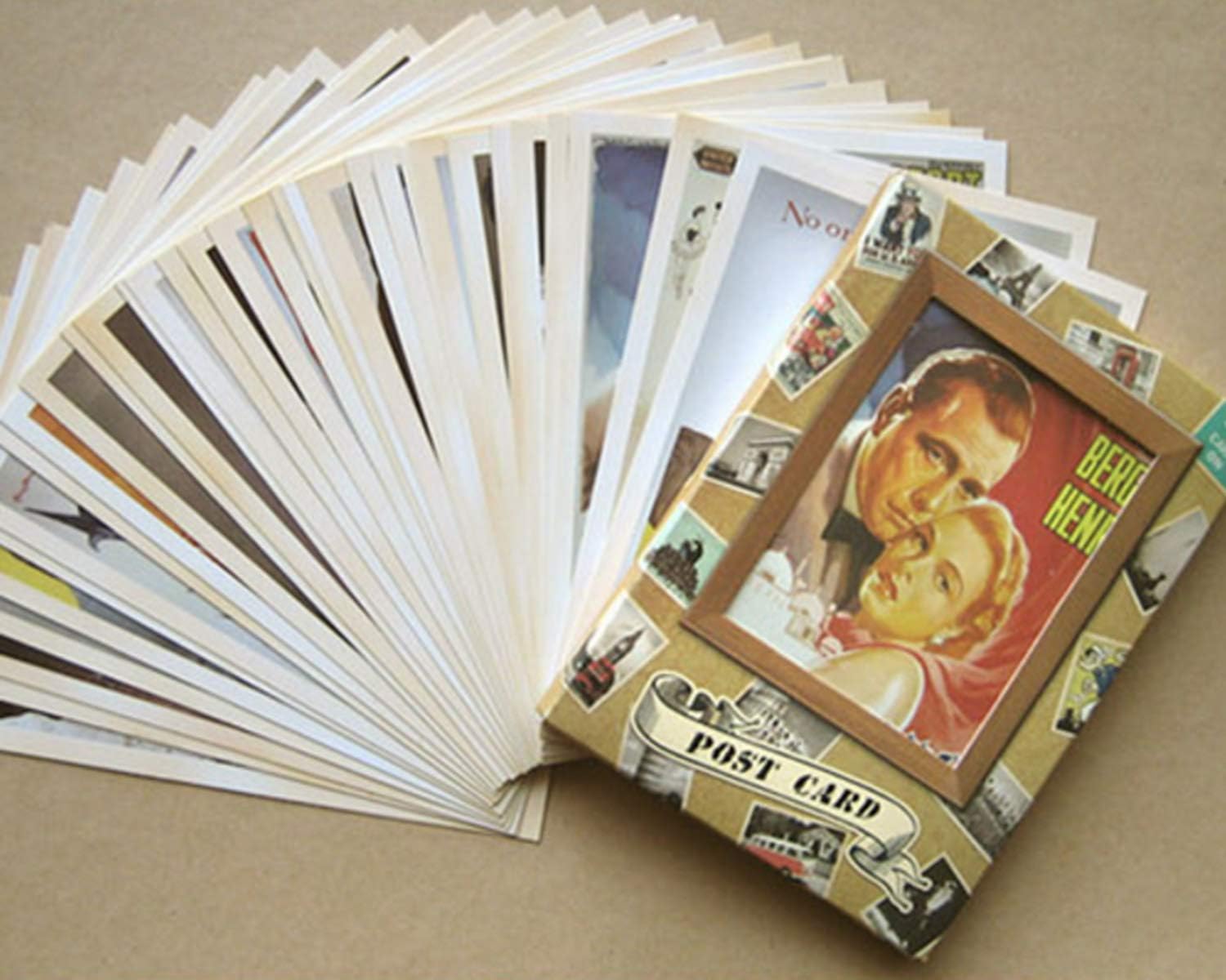 Collectable Vintage Postcards Bulk Pack Halloluck 64 Pcs Vintage Retro