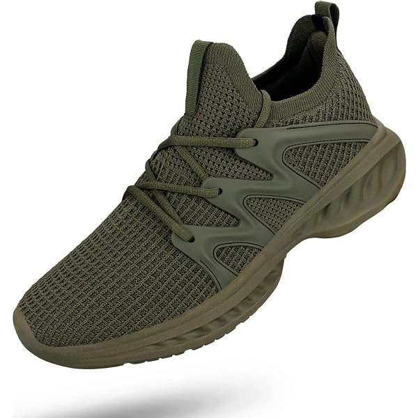 Kpoplk Men's Fashion Sneakers Mens Walking Shoes Lace Up Shoes Tennis Water Sneakers Casual Mesh Comfortable Breathable Running Red 11 5
