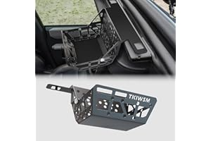 TKIWSM Overhead Storage Basket for Ford Bronco 2021-2026, Durable Roof Cargo Multi Mount Panel, Easy Installation, Heavy-Duty