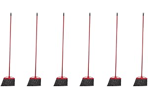 �鶹�� Basics Angle Broom with Metal Handle - 6-Pack