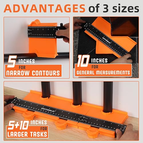 Carbon Rock Board ABN Contour Gauge Duplicator 10 Inch, Tool For ...