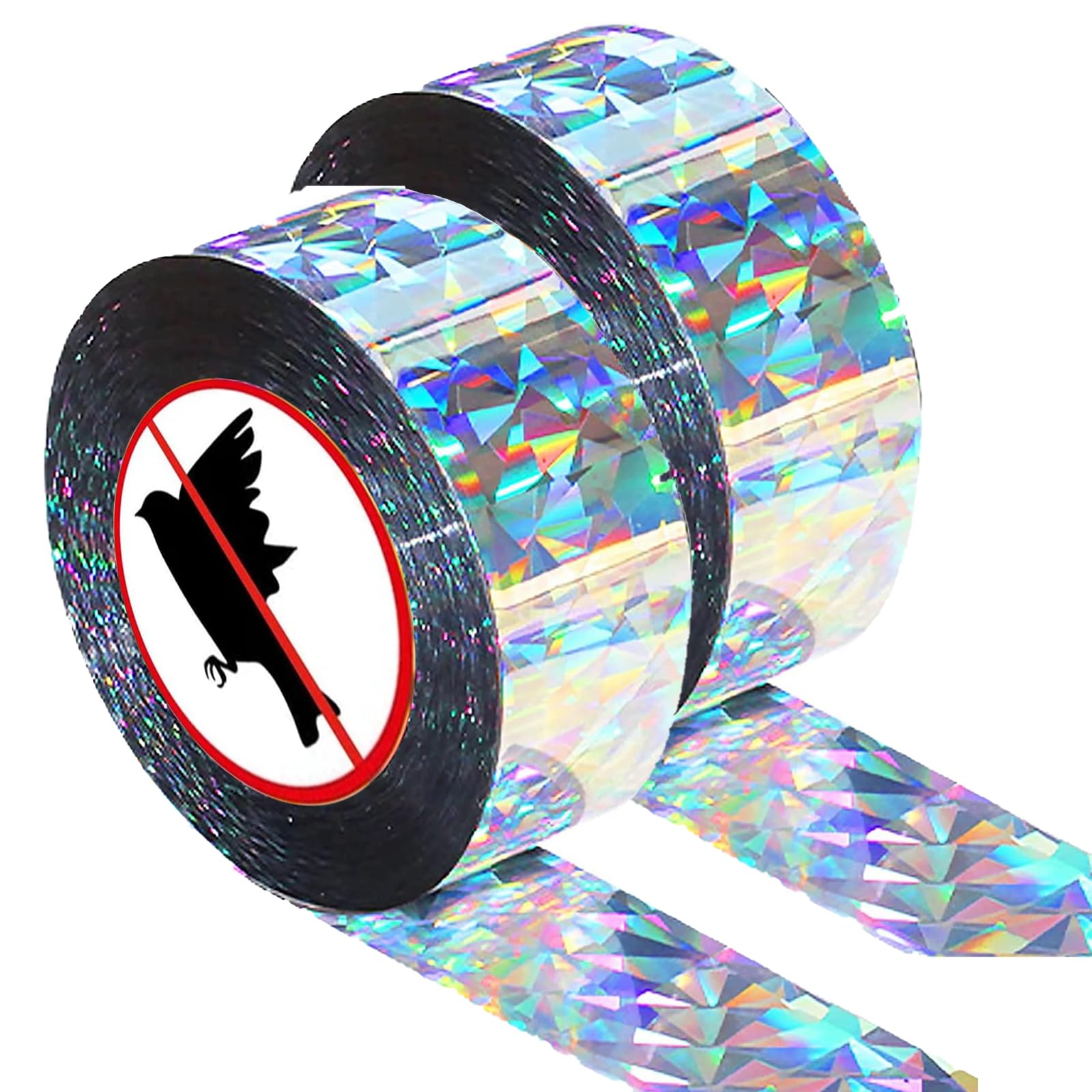 mohito Bird Reflective Tape, Bird Repellent Tape, Anti Pigeon Tape, Bird Repellent Tape for Protecting Homes, Gardens, Orchards, Patios, Vegetables, Plants and Fruits