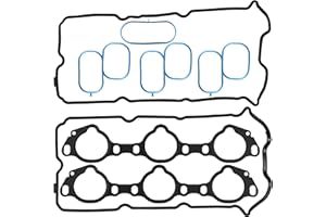 Wollvon Engine Valve Cover Gasket Set VS50608R MS964542 Compatible with Nissan Frontier 4.0L 05-19, NV1500 NV2500 NV3500 4.0L 12-20, Pathfinder 4.0L 05-12, Xterra 4.0L 05-15, Suzuki Equator 4.0L 09-12