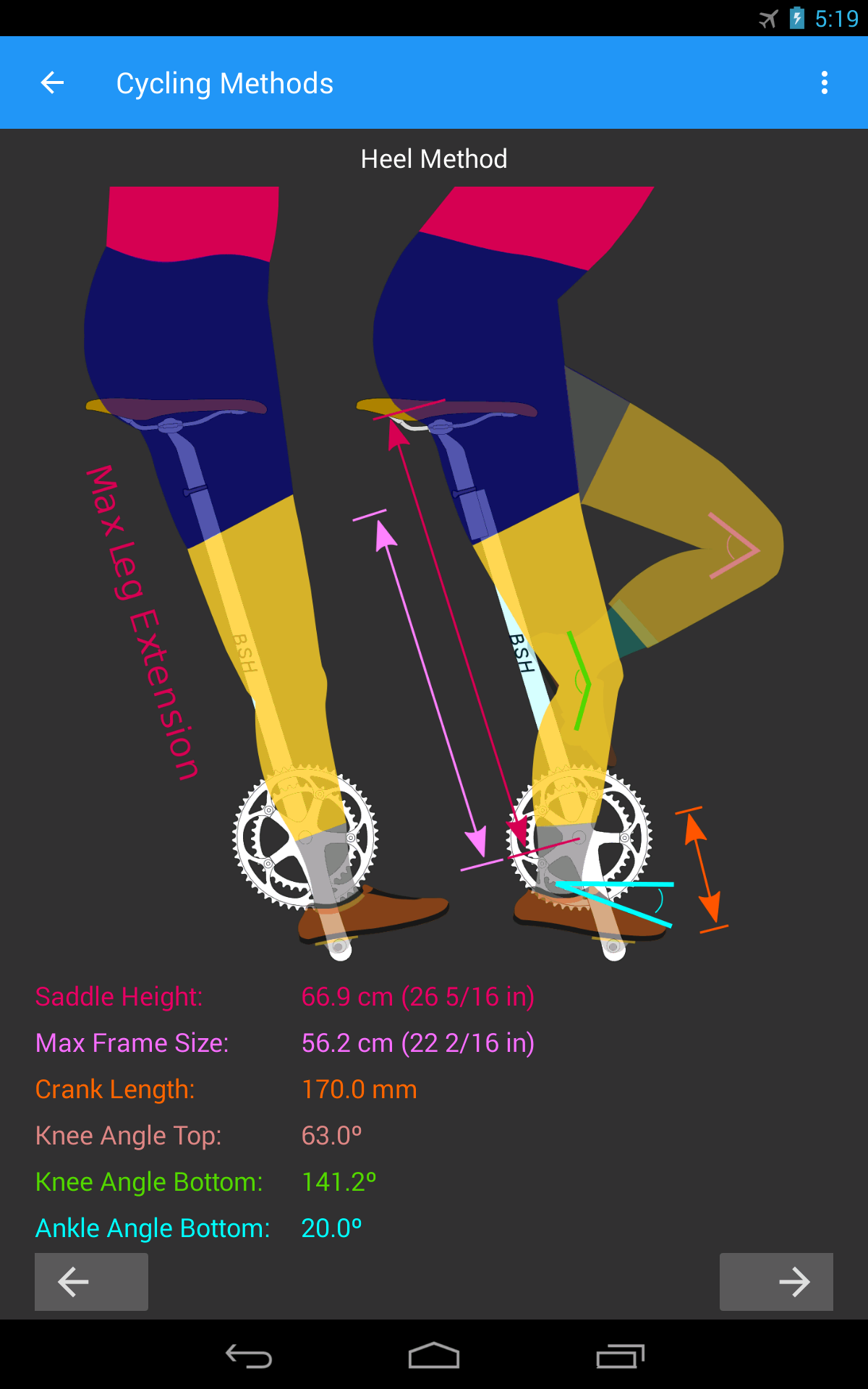 Bicycle Saddle Height Amazon.ca Appstore for Android