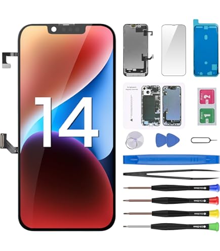Amazon.com: for iPhone 14 Screen Replacement 6.1 inch, 3D