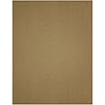 Extra Heavyweight Brown Kraft Cardstock 50 Sheets 130 lb Cover 350gsm (17pt), 8.5 x 11 Inches for Arts and Craft, Drawing, DIY Projects