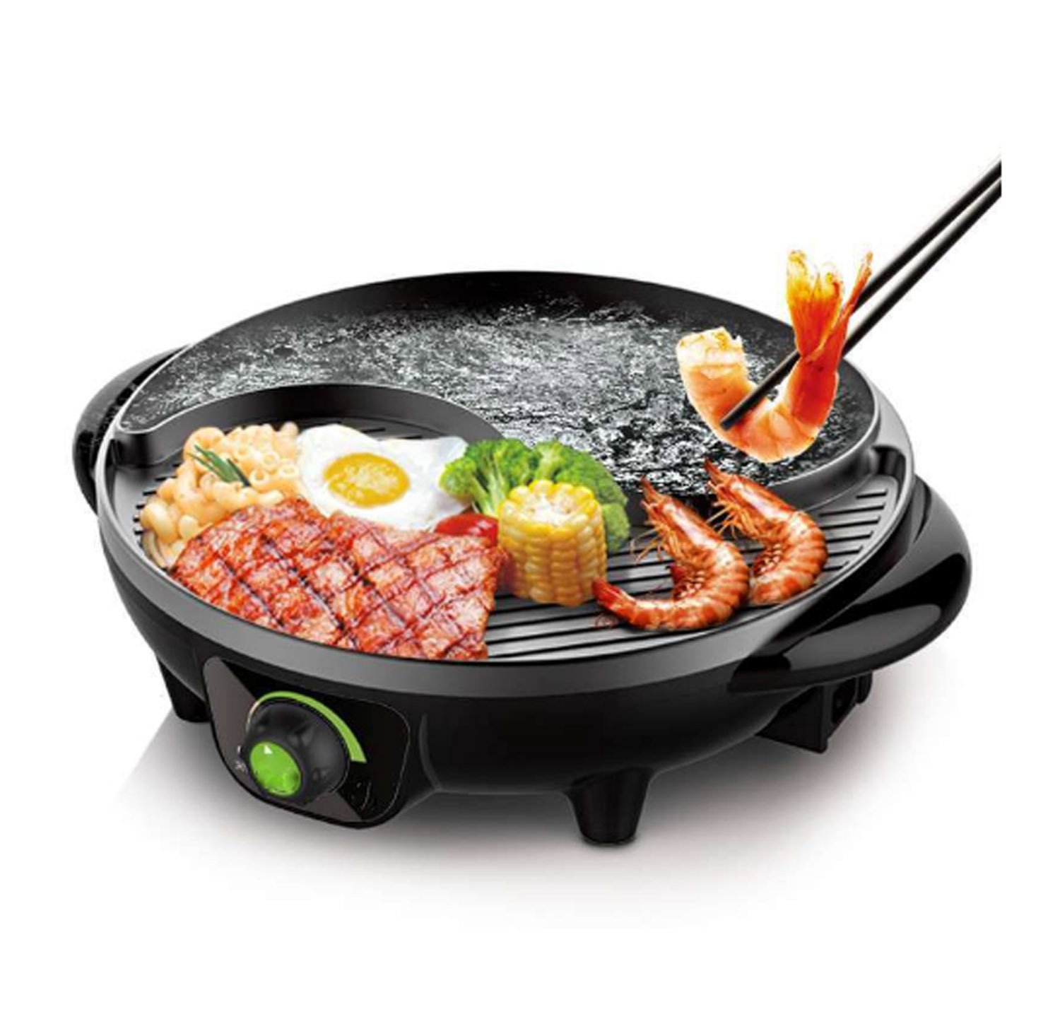 Korean Style BBQ Poke Hot Pot NonStick All Powerful Stovetop Grill