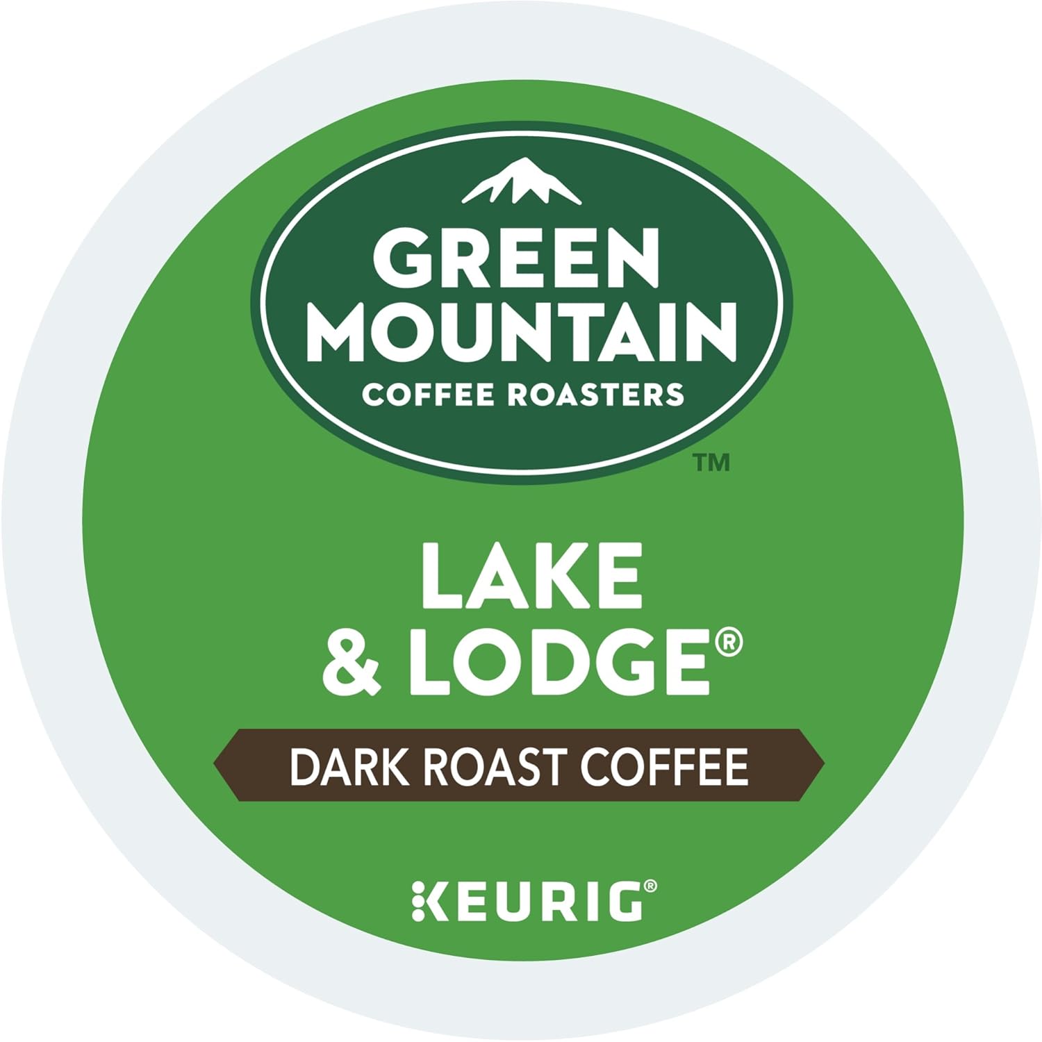 Green Mountain Coffee Roasters, Dark Roast, Keurig Single-Serve K-Cup Pods, Lake and Lodge Coffee, 96 Count