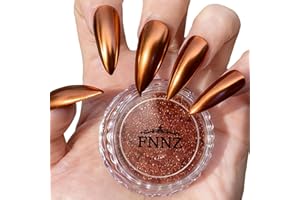 FNNZ Chrome Nail Powder, Metallic Nail Powder Pigment Premium Mirror Effect Salon Nail Art Glitter Dust for Valentines Gel Polish Decoration Home DIY Nail Manicure Supplies - Autumn Grove
