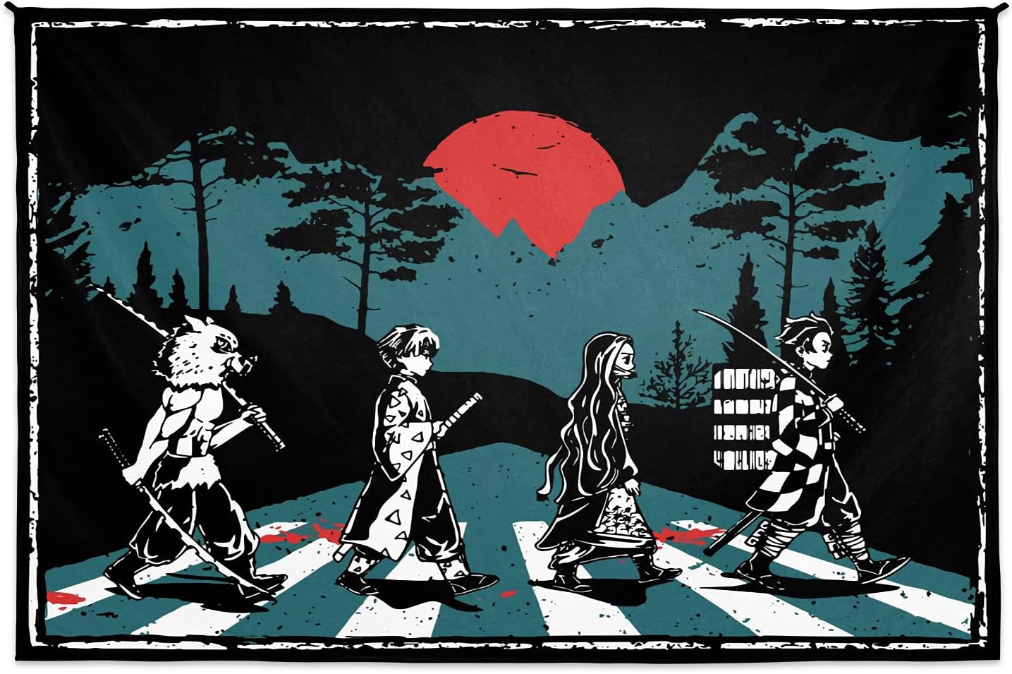 Tapestries - Anime Tapestry Wall Hanging Wall Décor for Dorm Bedroom Home Décor 40''x60''