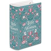 Steel Mill & Co Original Large Book-Shaped Decorative Vase, Ceramic Vases for Home Decor, Cute Bookshelf Decor, Unique Vase for Mother's Day, Little Women