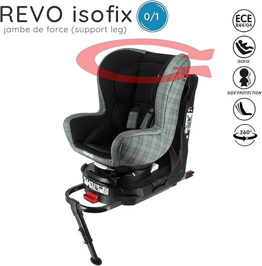 siege auto pivotant sans jambe de force