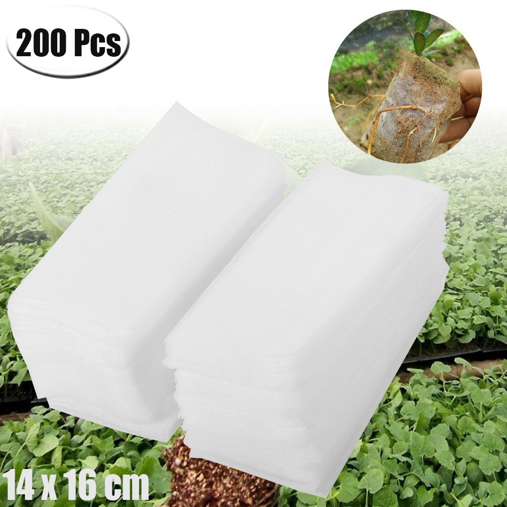 Mcree, 200 bolsas de guardería biodegradables sin tejido, bolsas ...