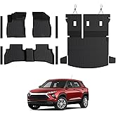 GALVAGNITE Floor Mats for Chevy Trailblazer AWD 2021-2026, All Weather Floor Mats Trunk Cargo Liner with Backrest Protectors and Door Sill Guards Accessories, Full Coverage Set
