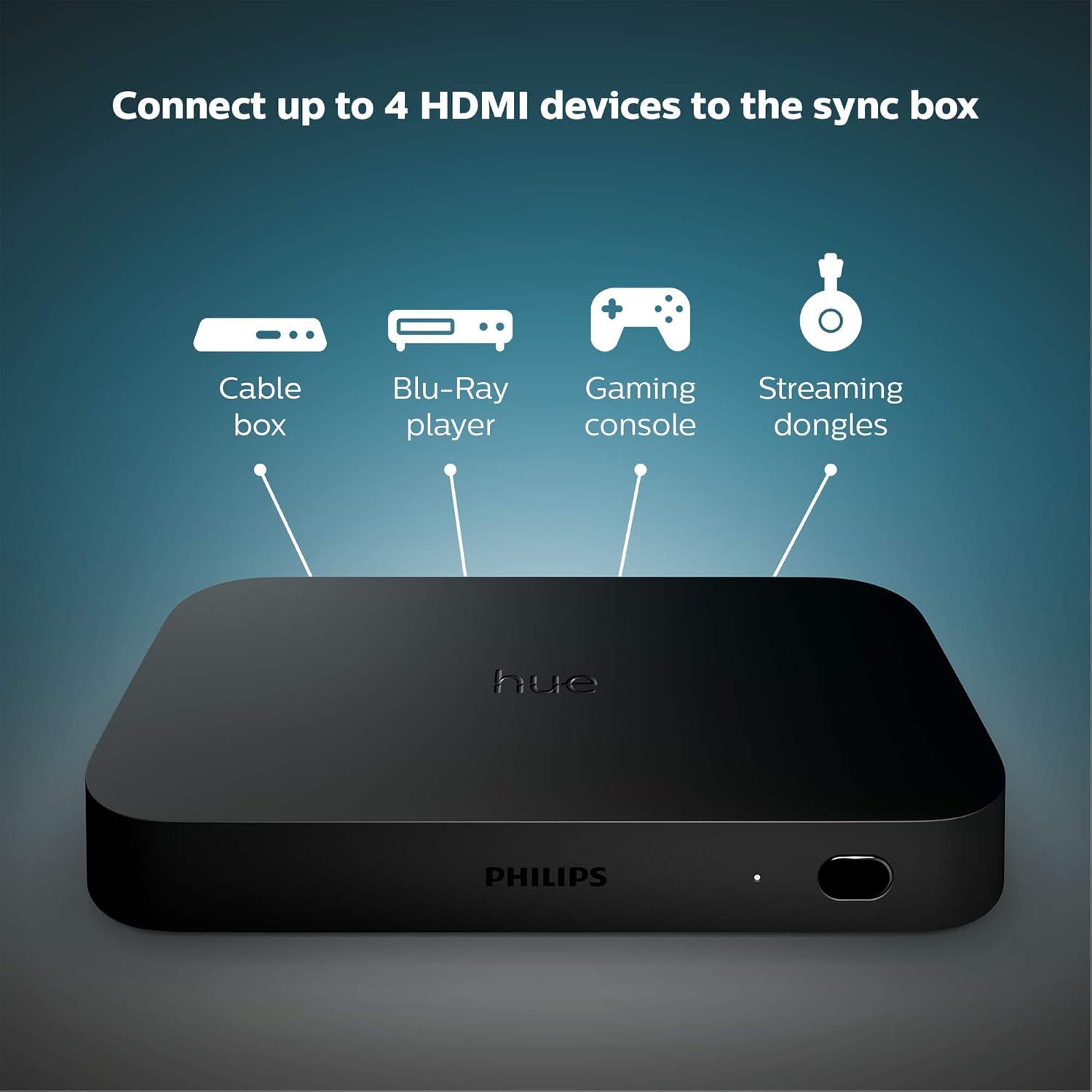 Buy Philips Hue Play Hdmi Sync Box Hdmi 4k Splitter 4 Hdmi In 1 Out Philips Hue Smart Hub And Philips Hue Colored Smart Lights Required Online At Low Prices In India