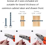 FURNIWARE 5Pack Antique Brass Kitchen Cabinet Handles 3 Inch Center 96mm view 7