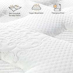 Vesgantti Queen Size Mattress, 10 Inch Innerspring