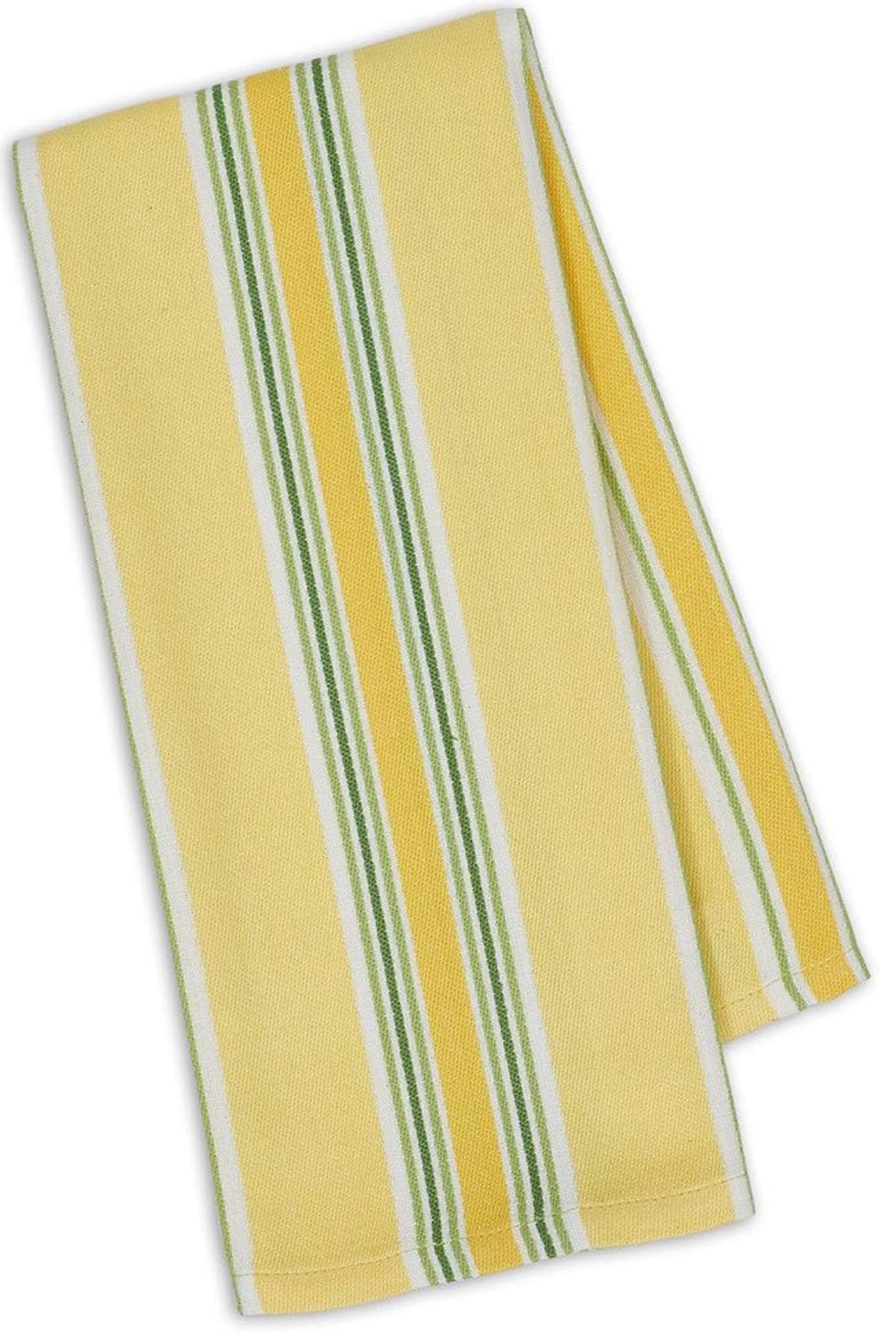 Design Imports Lemon Bliss Table Linens, 18-Inch by 28-Inch Dishtowel, Limoncello Stripe: Home & Kitchen
