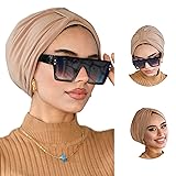 Caramel Band Turban for Women, Breathable Instant