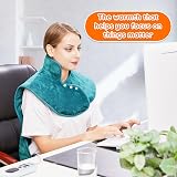 Mia&Coco Comfort Green Electric Heating Pad 60x100cm Back Neck Shoulders 6 Heat view 6