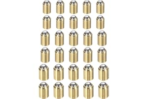 HARFINGTON 30pcs Brass Ball Point Spring Plungers 2x3mm / 3x4mm / 4x5mm for Mechanical Devices, Furniture