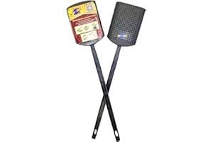 Swat-N-Scoop, Heavy Duty Fly Swatter and Spider Catcher and Release. Insect Fly Catchers for Inside Home. House Fly Swatter or Humane Bug Catcher with Built in Insect Scoop. (2, Charcoal)