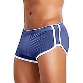 MIZOK Mens Boxer Shorts Underwear Sexy Breathable boxers for men Lounge Shorts with Mesh Liner