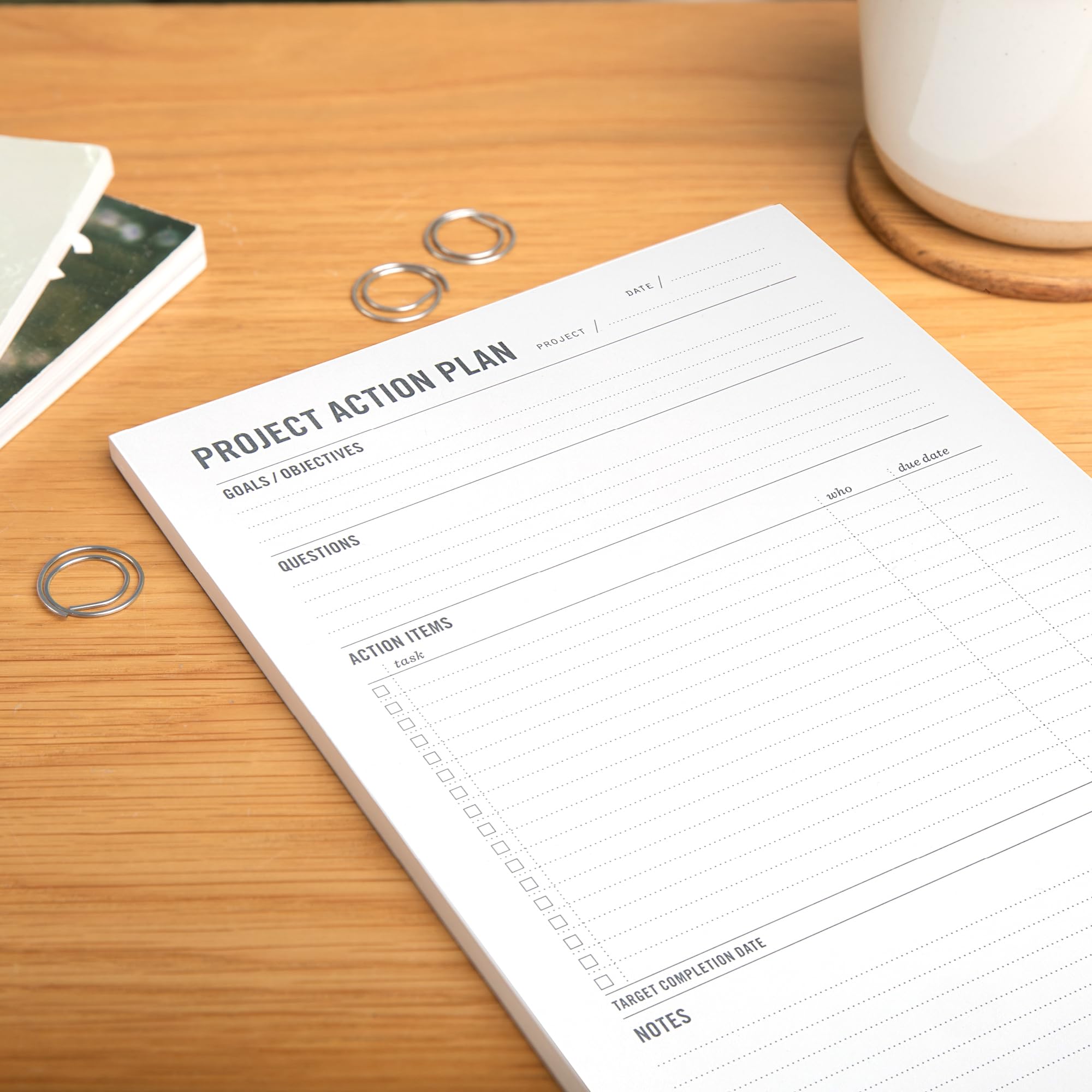 Mua Two Tumbleweeds - Project Planner Notepad - 7 x 10” Planning Pad ...