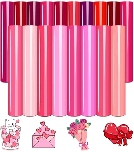 Siser EasyWeed Heat Transfer Vinyl (HTV) Roll - 12" X 3 Feet, Fuchsia Pink, For T-Shirts & Crafts