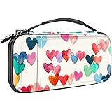 Fintie Carry Case for Nintendo Switch - [Shockproof] Hard Shell Protective Cover Travel Bag w/10 Game Card Slots, Inner Pocke