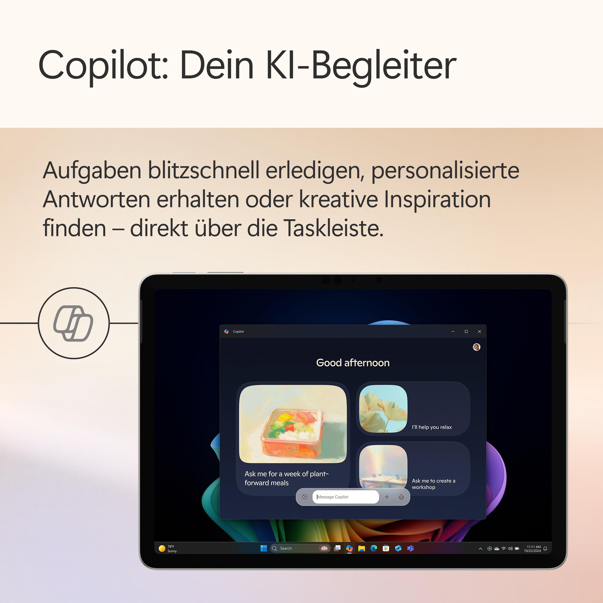 Microsoft Surface Pro | Copilot+ PC | 12” LCD Touchscreen | Snapdragon® X Plus | 16GB RAM | 256GB Speicher | Neuestes Modell | Platin