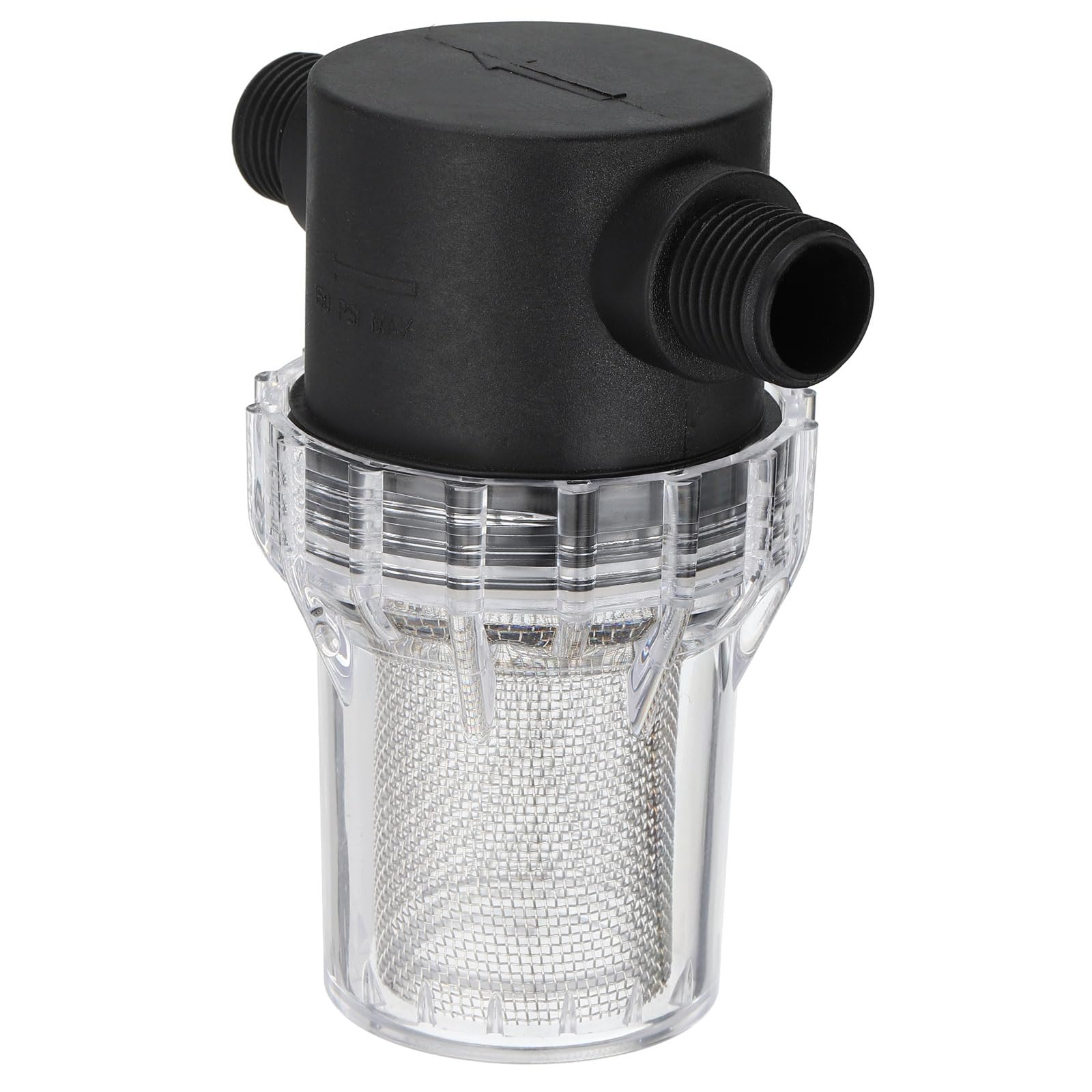 PATIKIL 1/2 Inch Male In-Line Strainer with 20 Mesh Stainless Steel Filter Screen Water Pump Filter for Garden Irrigation Pressure Washer Inlet