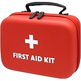 Faylapa Travel First Aid Pouch, Empty First Aid Bag, 9x7x3 inches Portable Outdoor First Aid Medical Storage Organizer Bag for Travel, Boat, Office, Sports, Hiking, Outdoor(Bag Only)