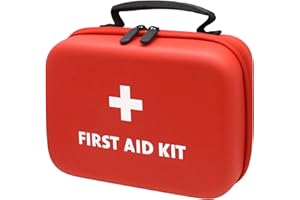 Faylapa Home Car Empty First Aid Bag, 9x7x3 inches Camping Waterproof Case for Travel, Boat, Office, Sports, Hiking, Outdoor (Bag Only)