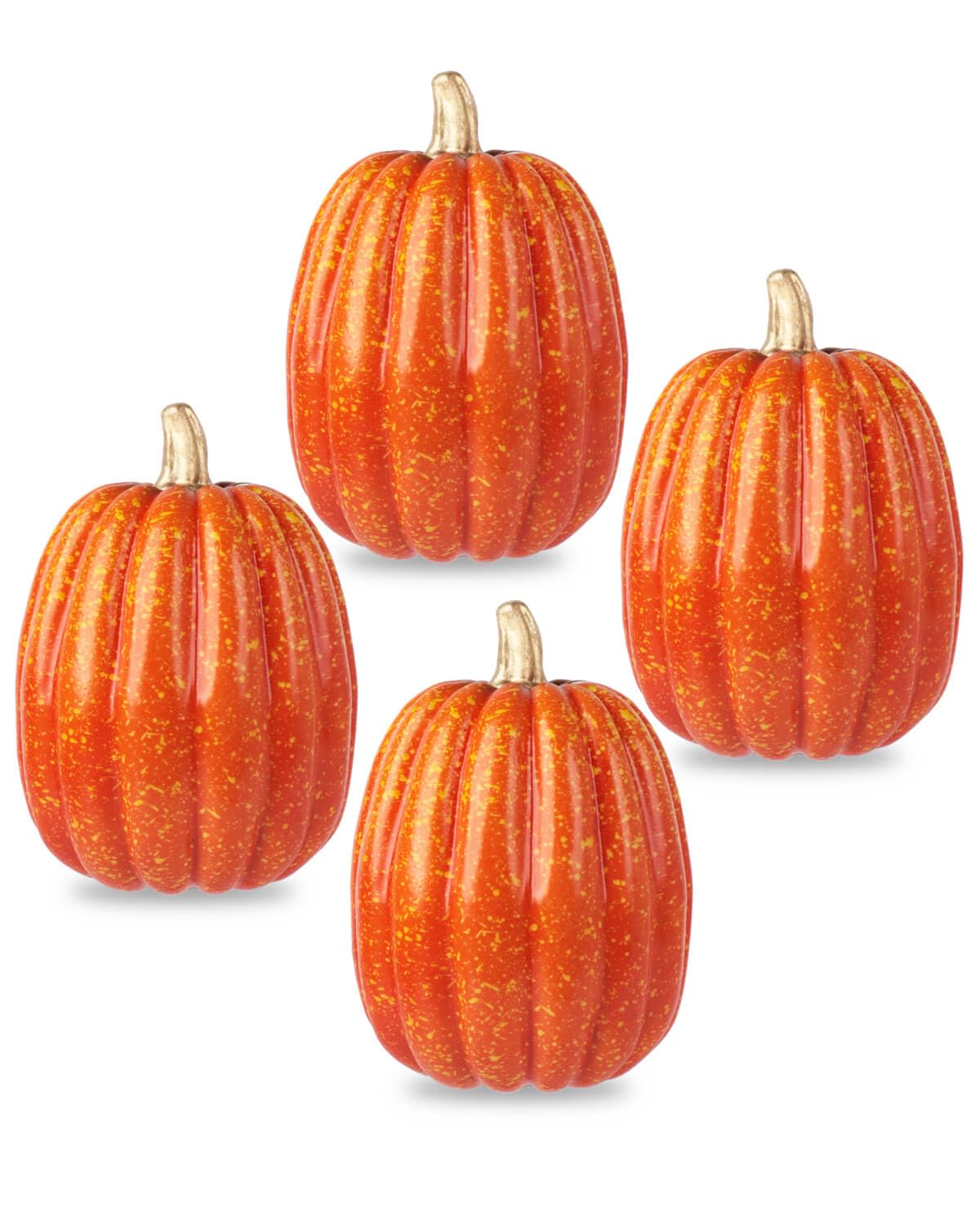 Photo 1 of vensovo 8 Inch Large Orange Pumpkins for Decorating - 4PCS Big Foam Decorative Pumpkin for Fall Decoration, Paintable Artificial Pumpkins Perfect for Halloween Thanksgiving Decor