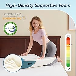 Longering 6PCS Orthopedic Bed Wedge Pillow Set for