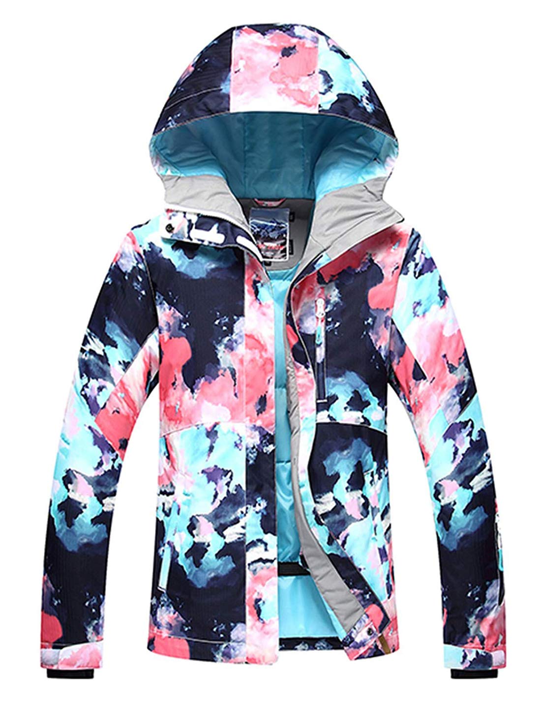 Womens Insulated Waterproof Ski And Snowboard Jacket Bright