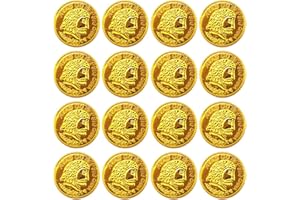 200pcs Pirate Coins - Plastic Treasure Props for Cosplay, Parties, and Games