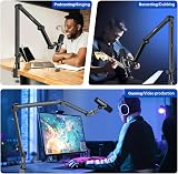 Aokeo AK-49 Microphone Boom Arm Desk Stand for Yeti QuadCast Snowball iCE view 7