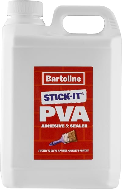 Bartoline PVA Glue Adhesive & Sealer 2.5L Multi-Purpose Primer Bonding