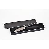 GRÄWE Damast Santokumesser – Hammerschlag-Optik, 17,5 Cm Klinge, Pakkawood-Griff – Vielseitiges Küchenmesser
