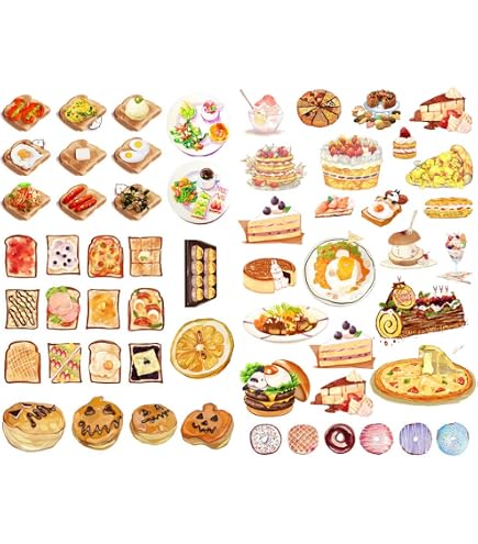 Seasonstorm Cafe Time Coffee Machine Stickers - Waterproof Planner Decals, Scrapbooking & Journaling Supplies (PK211)
