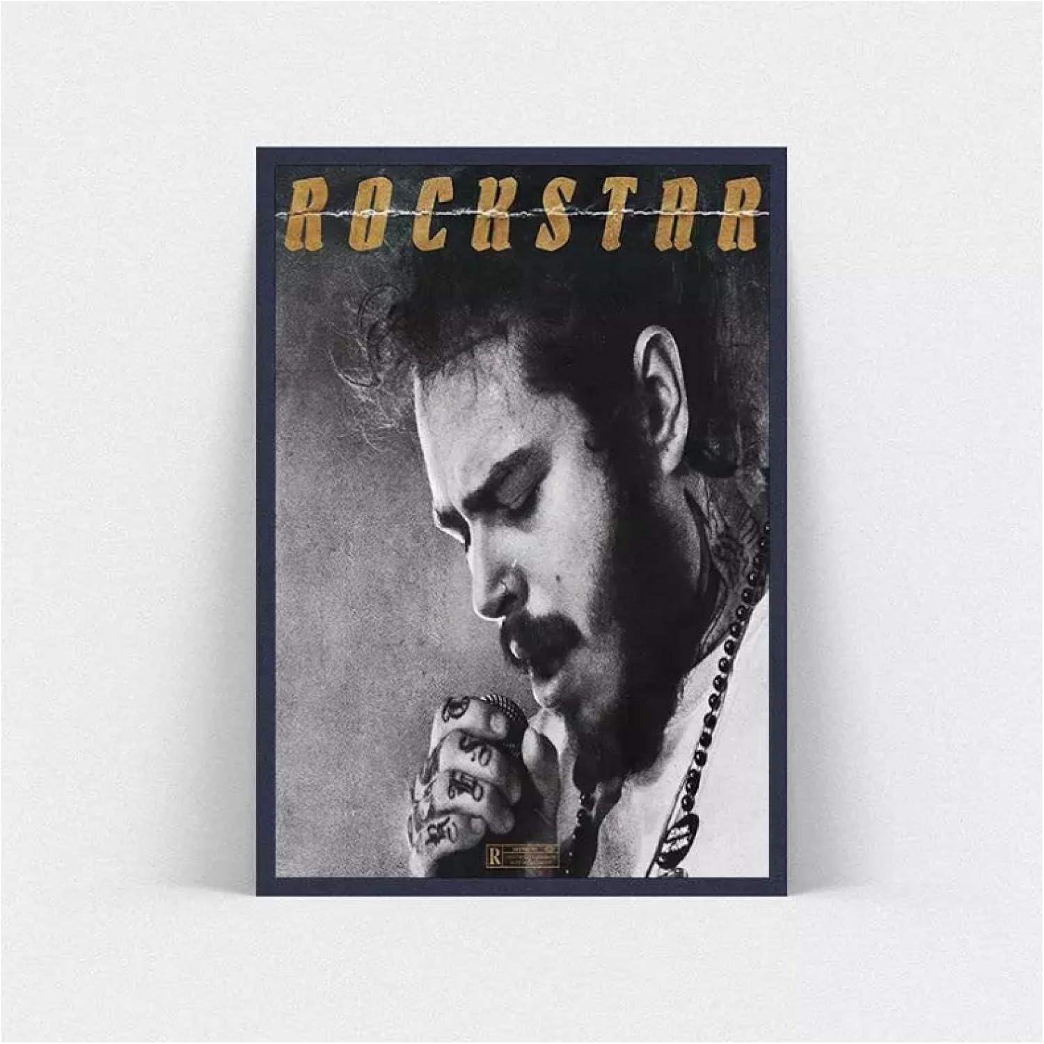 Malone Rockstar lienzo arte pintura cubierta pared arte carteles