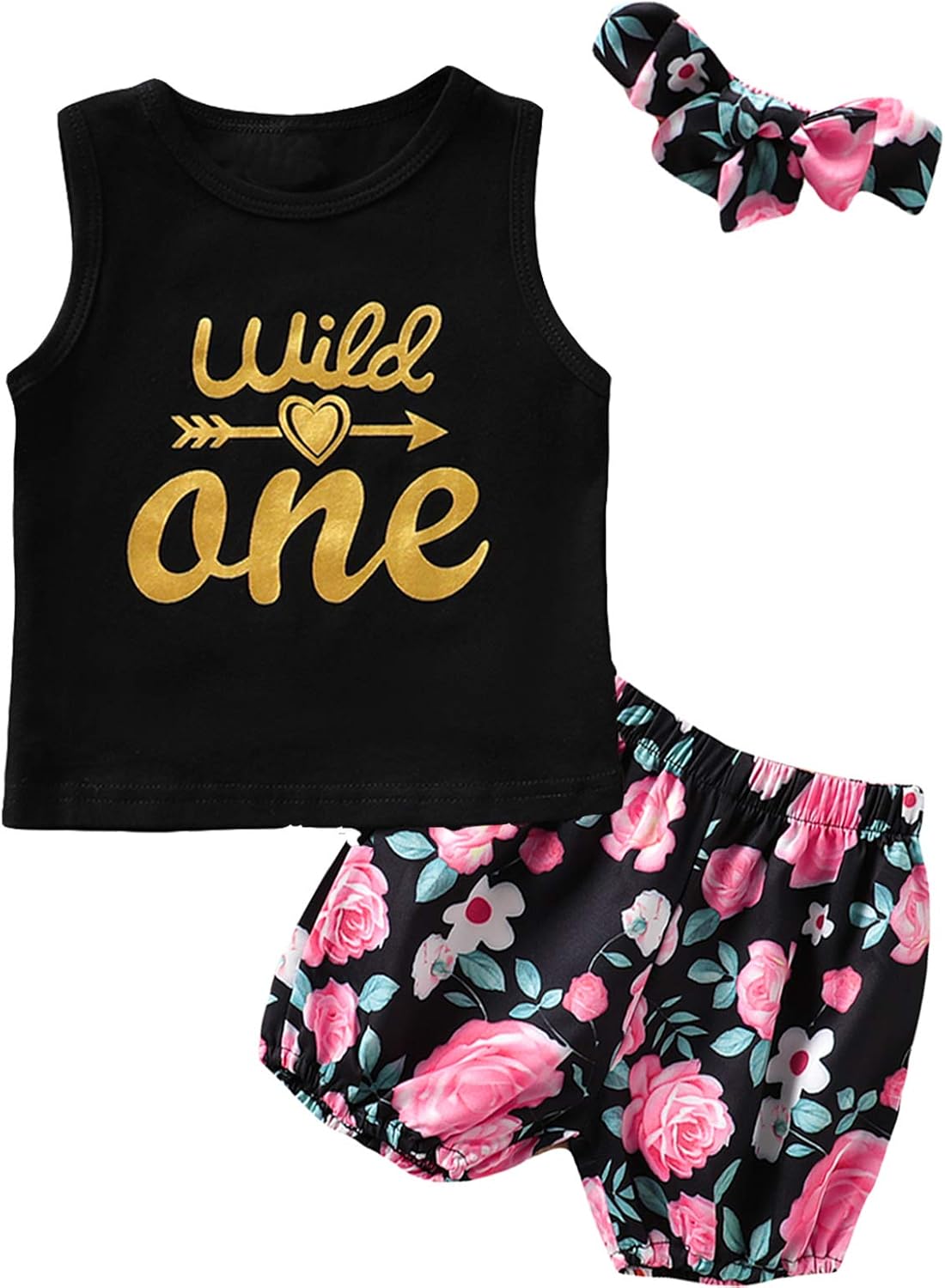 wild one baby girl outfit