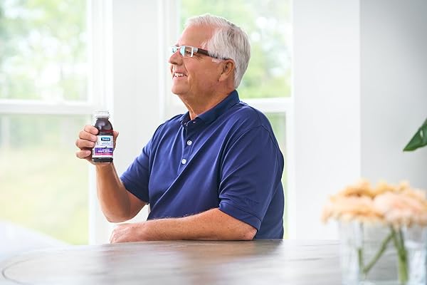THICK-IT CLEAR ADVANTAGE MILDY THICK GRAPE DRINK PLUS ELECTROLYTES, NECTAR CONSISTENCY, SWALLOWING AID, HYDRATION ON THE GO, CONVENIENT & READY-TO-USE, NO MIXING NEEDED, 8 OZ BOTTLE (24 PACK)