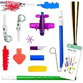 TalkTools Horn Kit - Oral Placement Therapy Tool for Speech, Breath Support &amp; Articulation, Helps Reduce Drooling for Kids and Adults | Full Horn Hierarchy, 12 Tools with Booklet