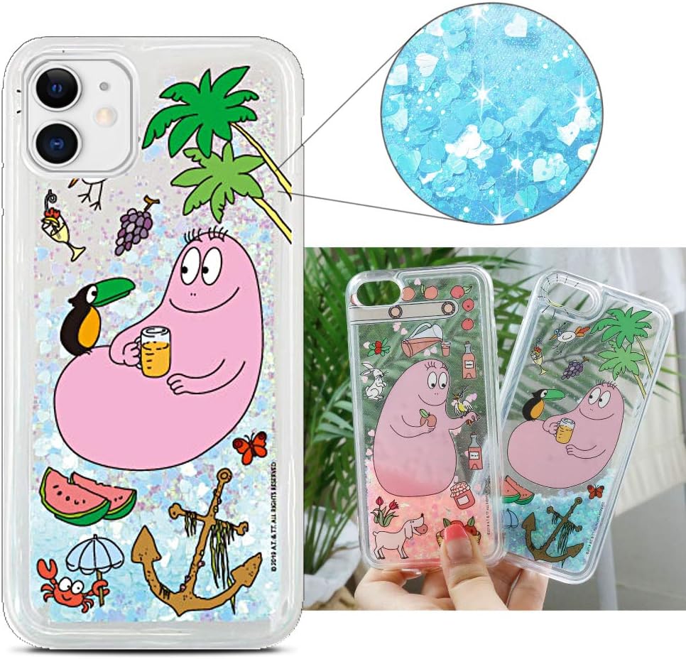 Amazon Iphone 11 アイフォン 11 バーバパパ グリッター キラキラ クリア ケース 可愛い 韓国 6 1インチ ケース カバー 通販