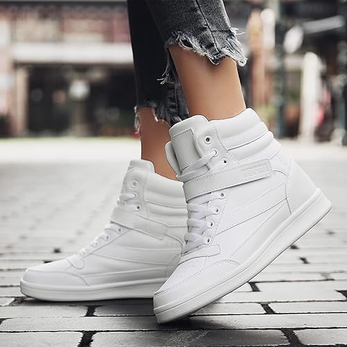 Thursday Boots Women's High Top White Sneakers Boots High Top