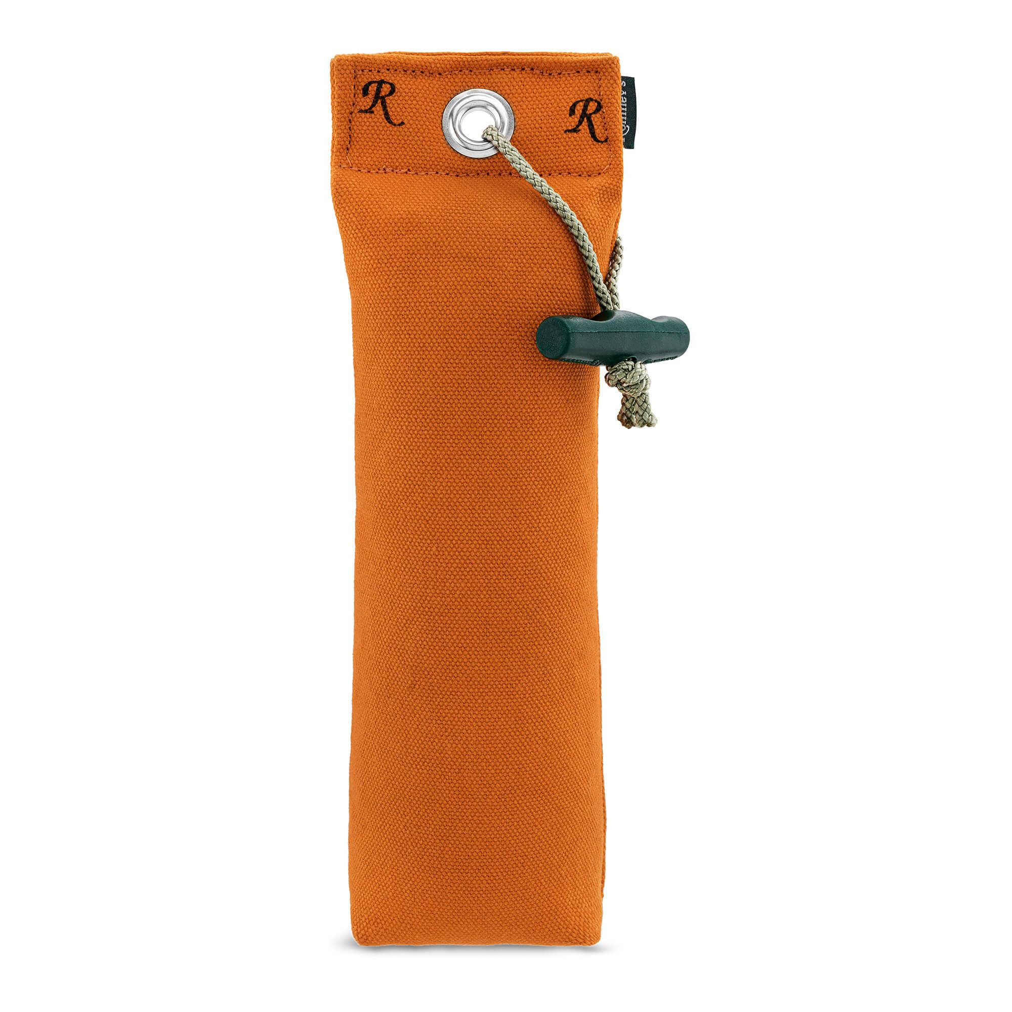 Romney's Junior Dummy for All Dog Breeds approx. 250 g – For Dog and Retrieval Training, Floats (Orange)